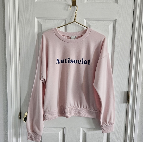 Skinnydip Tops - NWOT Skinnydip London Antisocial Sweatshirt